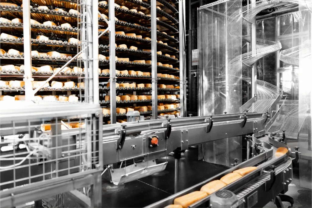 Automated bakery production line
