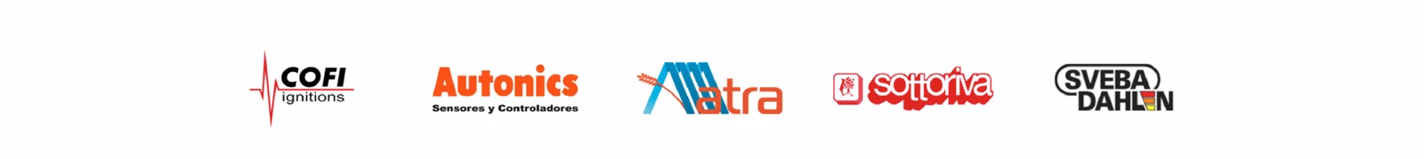 Partner brands: COFI, Autonics, Atra, Sottoriva, Sveba Dahlen